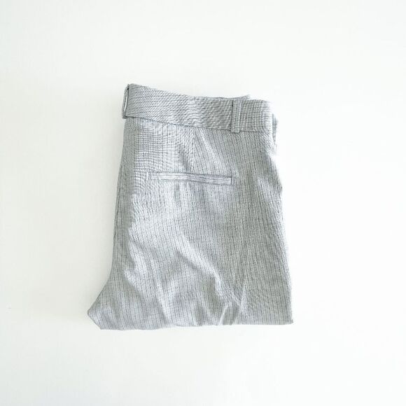 Banana Republic Womens Trouser Pants Ryan Grey Stripe Size 8 - Picture 5 of 11